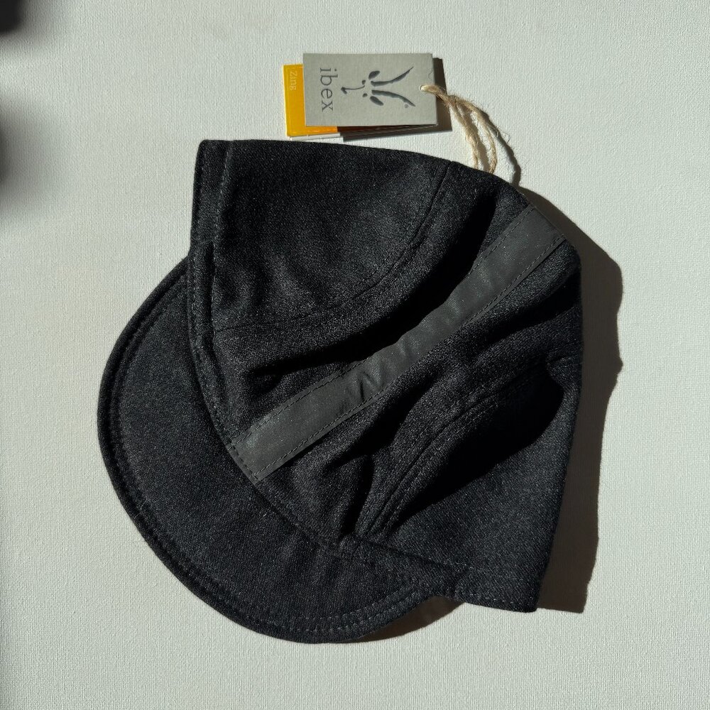 Ibex Gray Wool Cycling Cap